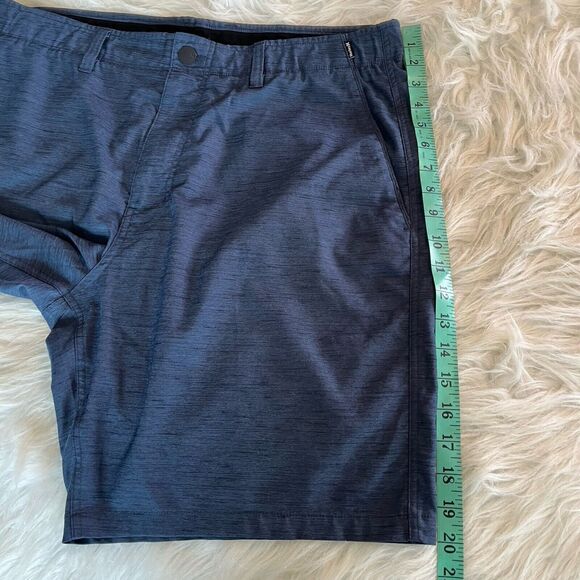 Hurley X Nike Dri-Fit Men’s 36 Blue Flat Front‎ Chino Shorts Casual Lightweight - Picture 11 of 11